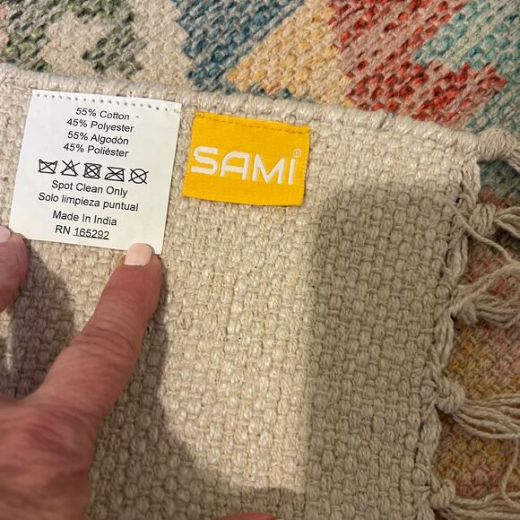 Geometric Patterned Area Rug - Multicolor - Picture 5 of 5